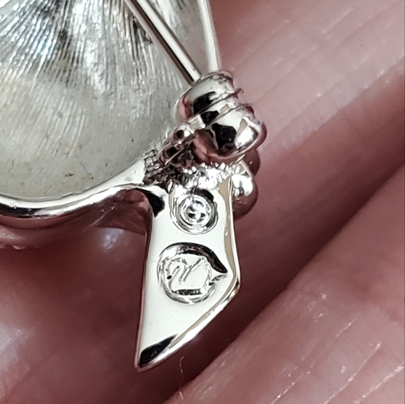 Vintage Swarovski koala bear silver brooch pin crystal estate - Picture 5 of 8